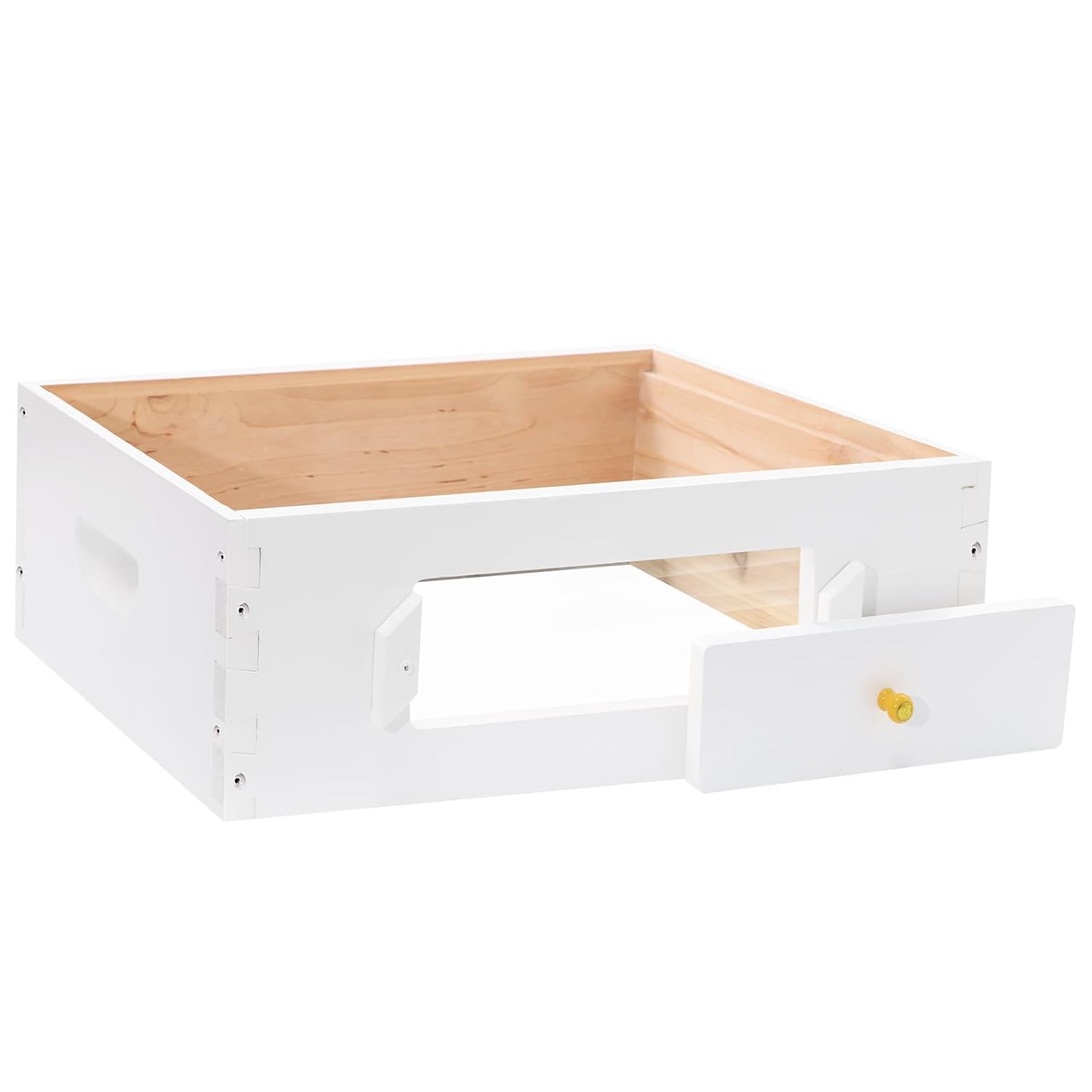 10 Frame Langstroth Beehive Medium Super Box Painted Not Includes Wooden Frames & Waxed Foundations (Unassembled)