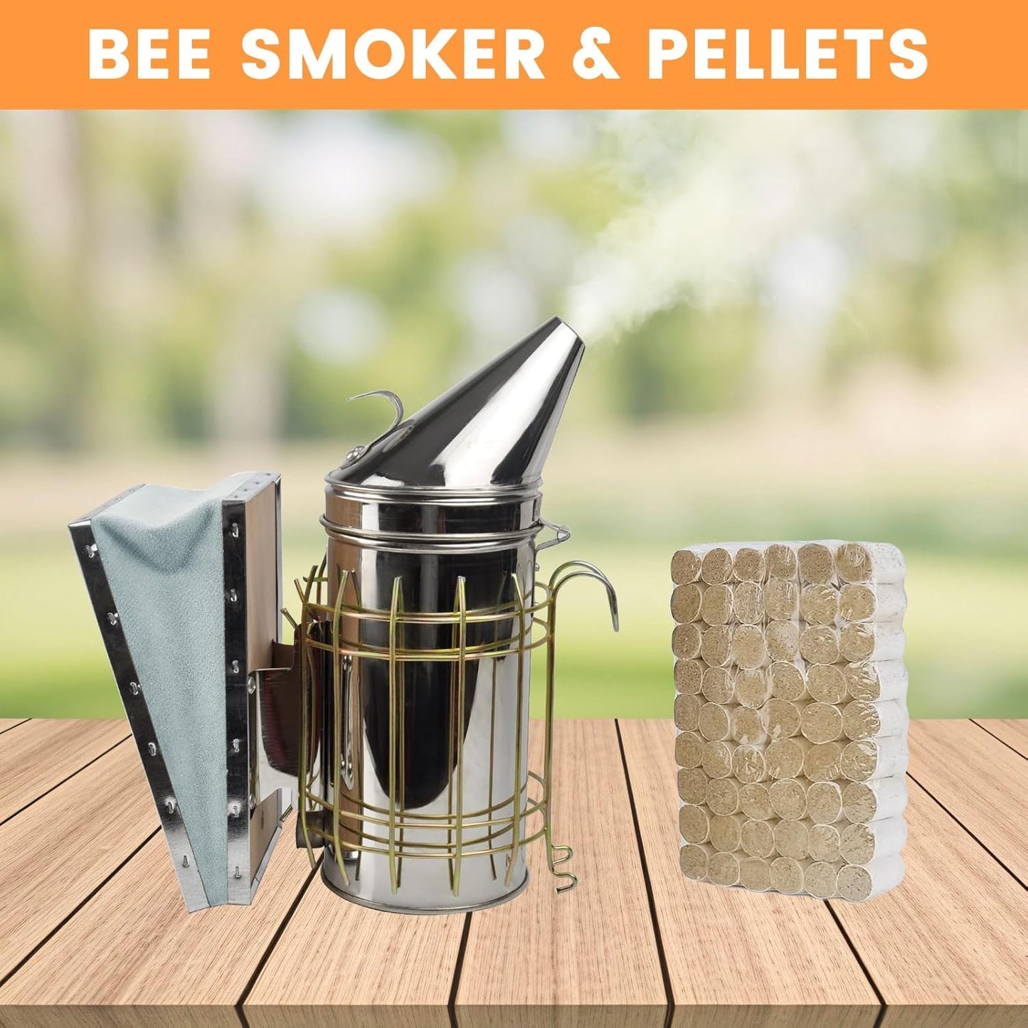 Newest 10 Frame Beehives Starter Kit Hand Painted Includes Beekeeping Supplies Tools and Cowboy Bee Hat