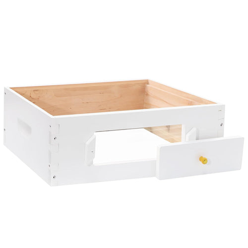10 Frame Langstroth Beehive Medium Super Box Painted Not Includes Wooden Frames & Waxed Foundations (Unassembled)