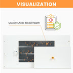 10 Frame Langstroth Deep Brood Bee Hive Box Include Beehive Frames and Wax Foundations (Unassembled)