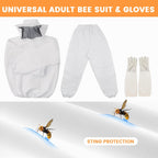 Newest 8 Frame Beehive Starter Kit Hand Painted Includes Beekeeping Supplies Tools and Sting Proof Bee Suit
