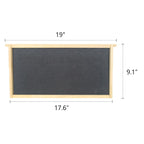 10-Pack Deep Brood Box Wooden Beehive Frames and 100% Beeswax Dipped Plastic Foundations for Beekeeping (Unassembled)