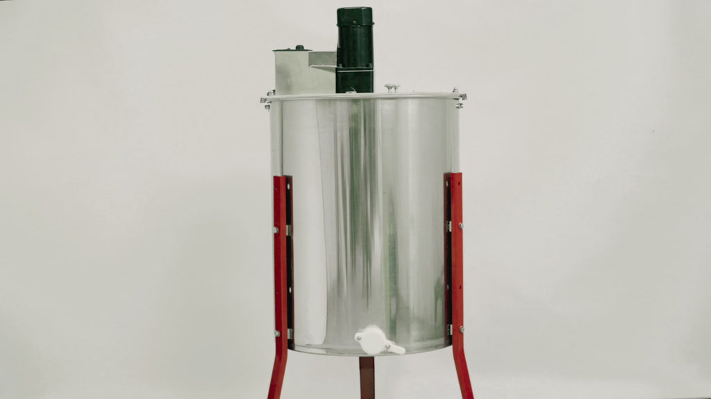 BeeTech Professional 4/12 Frames Electric Honey Extractor with Protective Cover, Fast Harvesting Honey Extractor Equipment for Beekeepers and Backyard