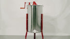 BeeTech 2/4 Frames Manual Honey Extractor Kit Include Frame Grip, Uncapping Knife and Double Sieve for Beekeeping Starter Harvest Honey